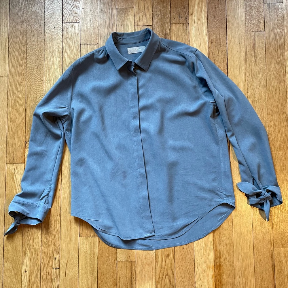 Everlane Silk Blouse Washable Size 4